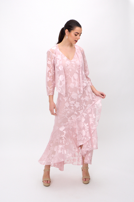 Tulip High-Low Hem Dress Style 8175804. Shell Pink