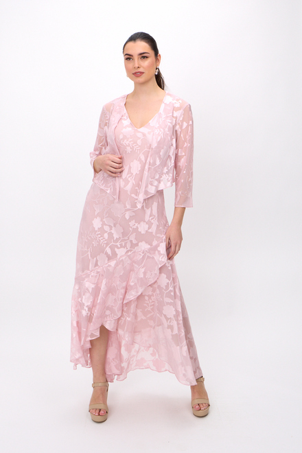 Tulip High-Low Hem Dress Style 8175804. Shell Pink. 5