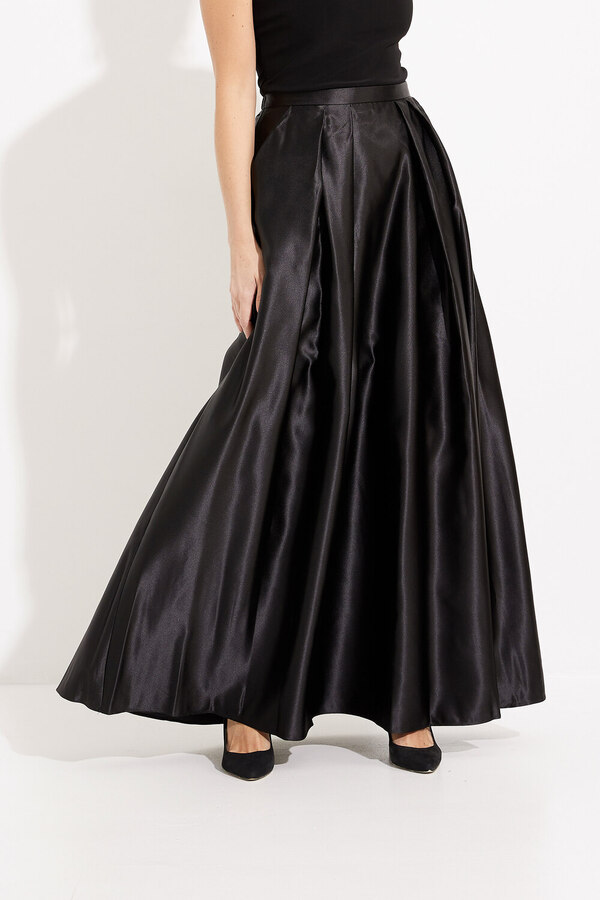 Satin Ballgown Skirt Style 8350258. Black