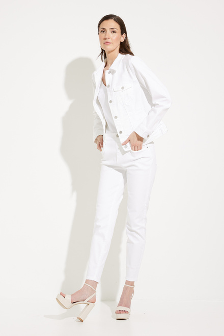 Jean skinny &agrave; coupe &laquo; hugger &raquo; mod&egrave;le LM2367QY-W. Bright White