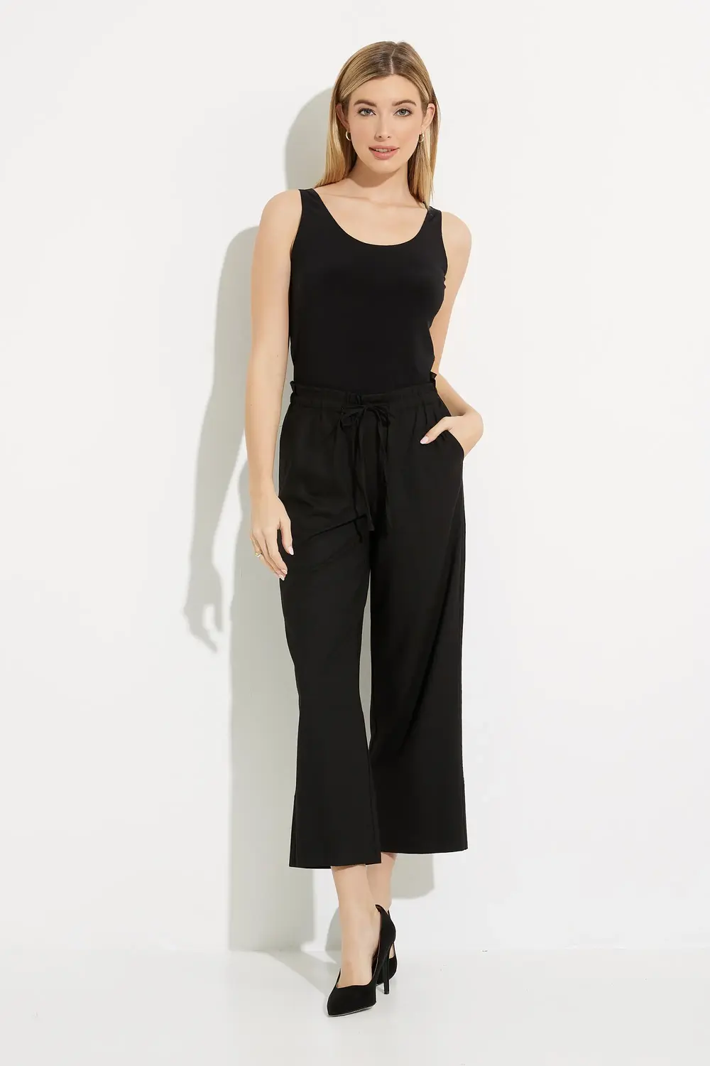 Pull-On Wide Leg Pants Style LM4463TS29. Black. 5