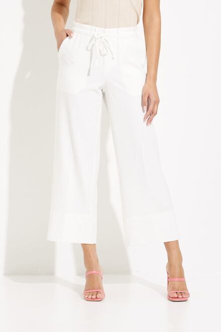 Pull-On Wide Leg Pants Style LM4463GTS29. Porcelain