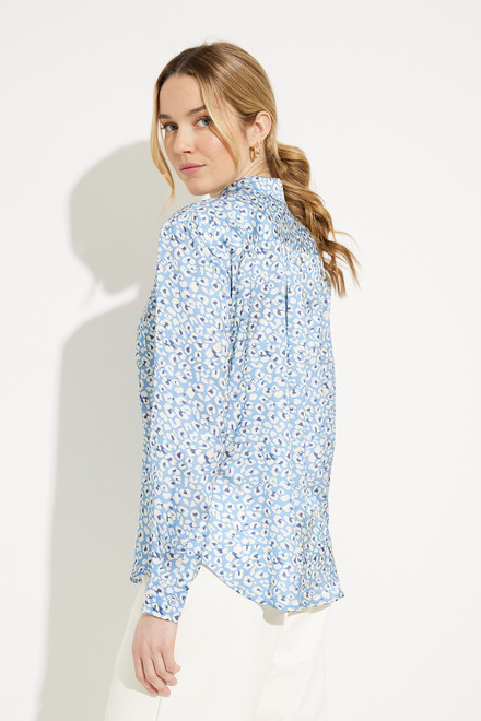 Printed Long Sleeve Blouse Style SP2355. Multi. 3