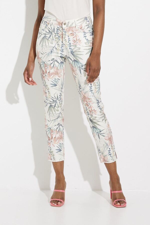 Printed Twill Split Hem Pants Style C5139. Maui