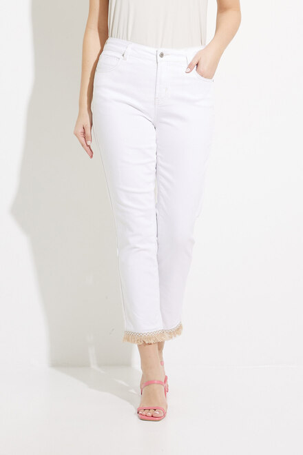 Tassel Hem Pants Style C5393. White