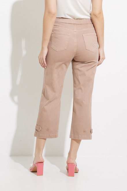 Pull-On High Rise Twill Pants Style C5404. Lt. Nougat. 2