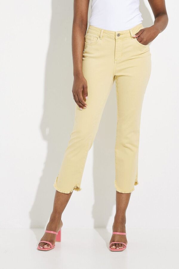 Twill Tulip Hem Jeans Style C5405. Banana
