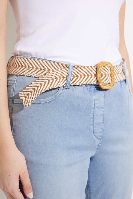 Pantalon Pull-On &agrave; ceinture mod&egrave;le C5412. Chambray. 3