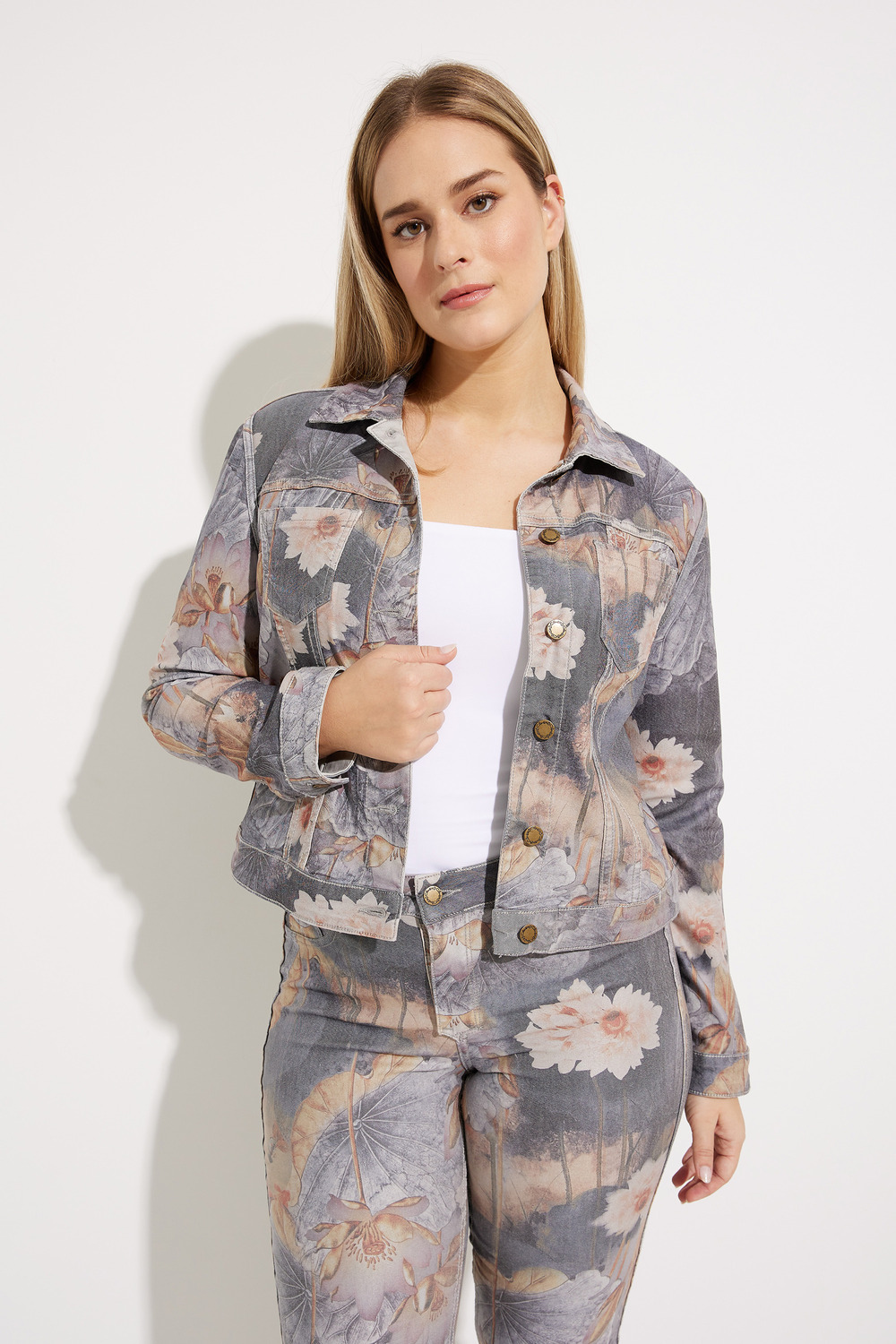 Printed Reversible Twill Jacket Style C6150X