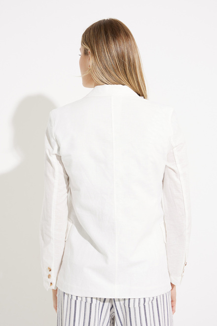 Veste de tailleur droite Mod&egrave;le V5271. Off-white. 2