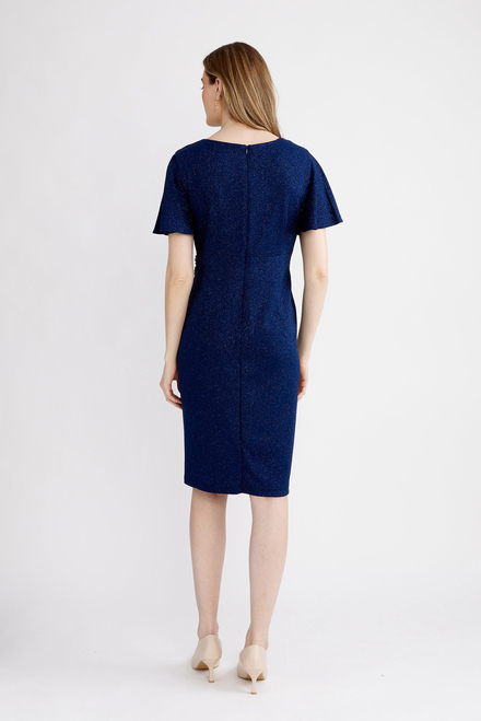 Ruched Sheath Dress Style 9127166. Navy. 2