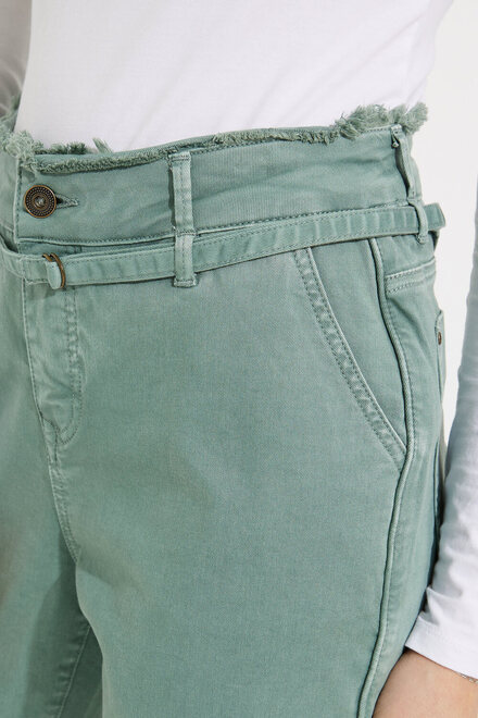 Pantalon carotte double ceinture Mod&egrave;le 600-04. Mist. 3