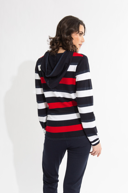 Striped Long Sleeve Top Style 605-08. As Sample. 2