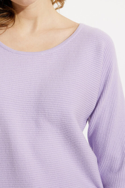 Crew Neck Sweater Style 611-05. Lavender . 3