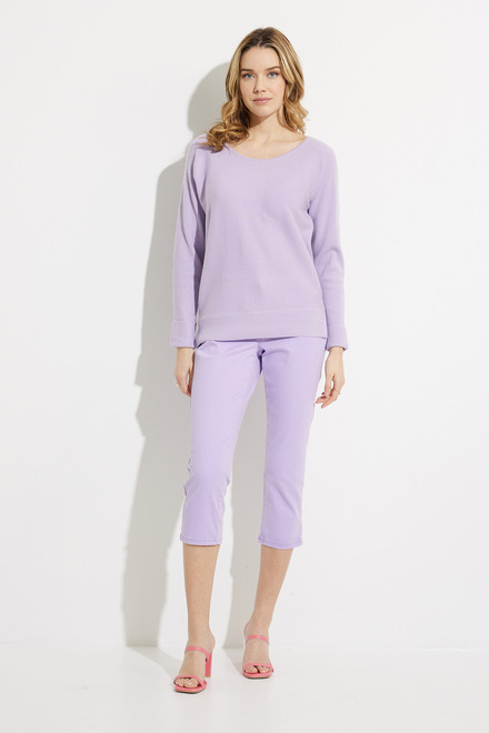 Crew Neck Sweater Style 611-05. Lavender . 5