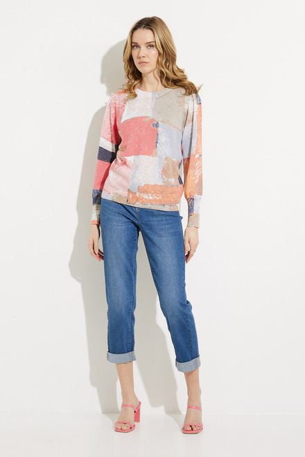 Printed Sweater Style S231113. Multi. 5