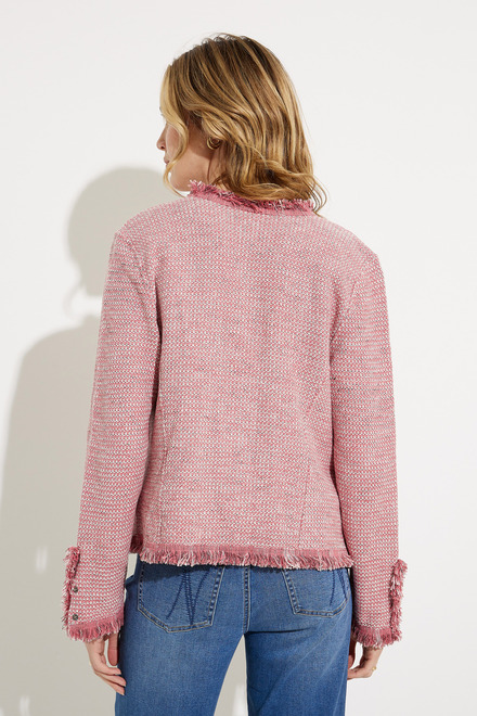 Relaxed Shaker Knit Sweater Style S231133. Dusty Pink. 2