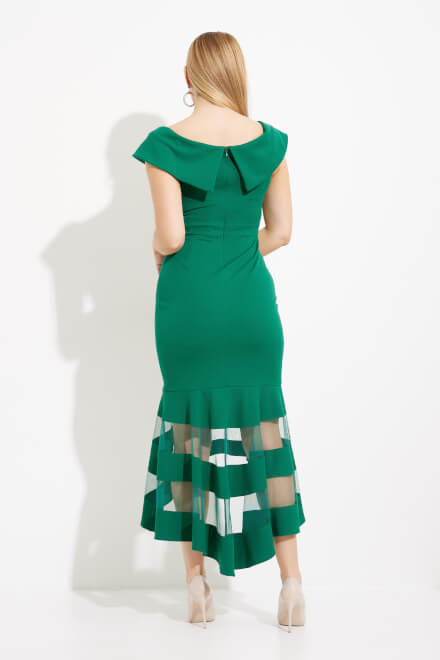 Off-Shoulder Dress Style 223743TT. True Emerald. 2