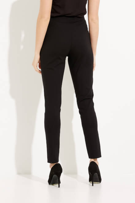 Faux Leather Pull-On Pants Style 233012. Black. 2