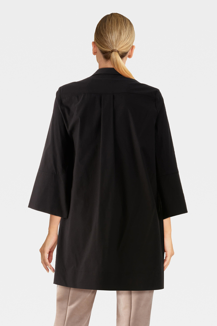 Bell Sleeve Blouse Style 233029. Black. 2