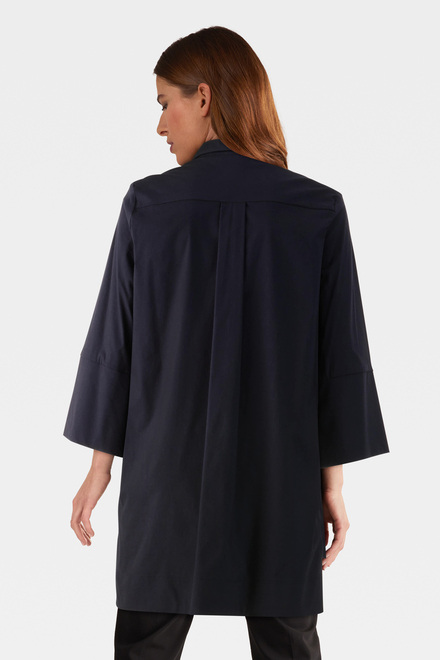 Bell Sleeve Blouse Style 233029. Midnight Blue. 2