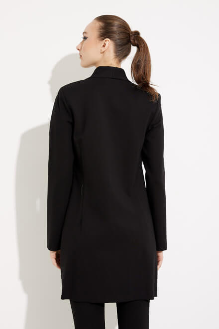 Stand Collar Coat Style 233064. Black. 2