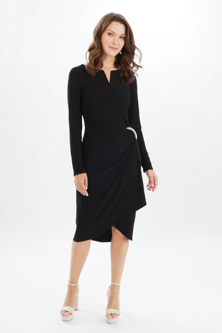 Jersey Wrap Front Dress Style 233131