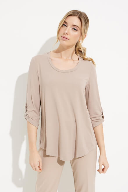 Rolled Tab Top Style 233134. Latte