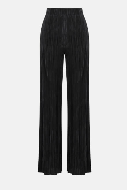 Wide Leg Knit Pants Style 233166. Black. 6