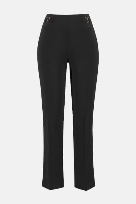 Buckle Detail Pants Style 233180. Black. 6