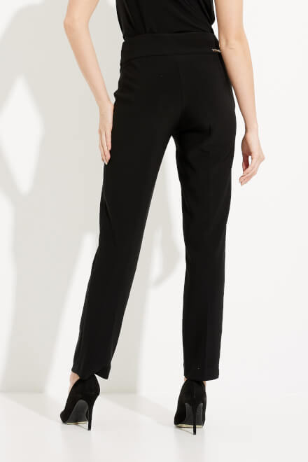 Buckle Detail Pants Style 233180. Black. 2