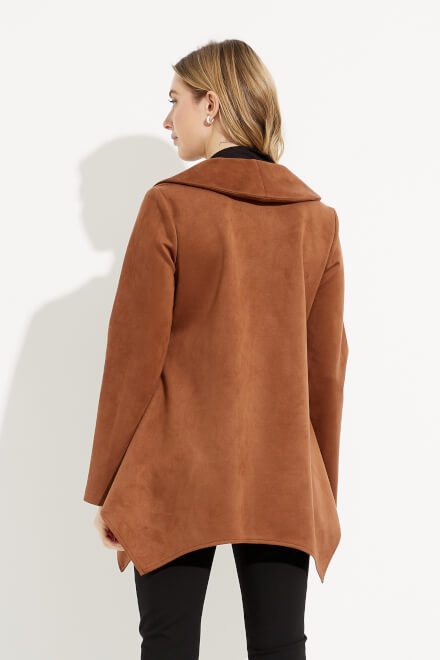Faux Suede Trench Style 233183. Toffee. 2