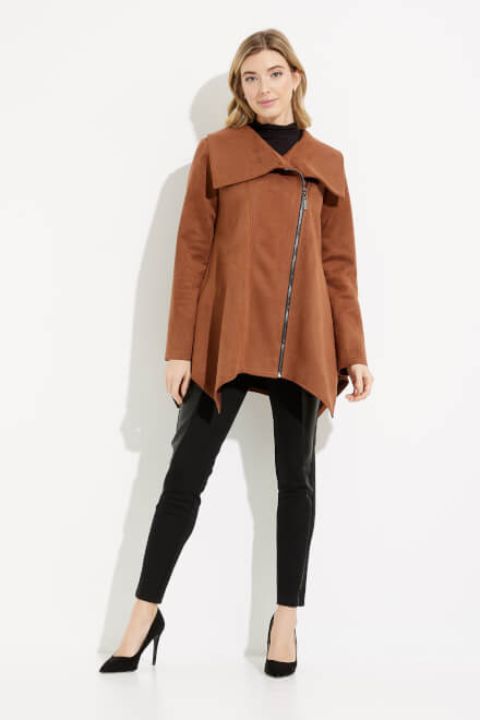 Faux Suede Trench Style 233183. Toffee. 5