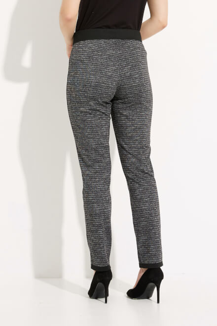 Houndstooth Pattern Pant Style 233195. Black/grey. 2
