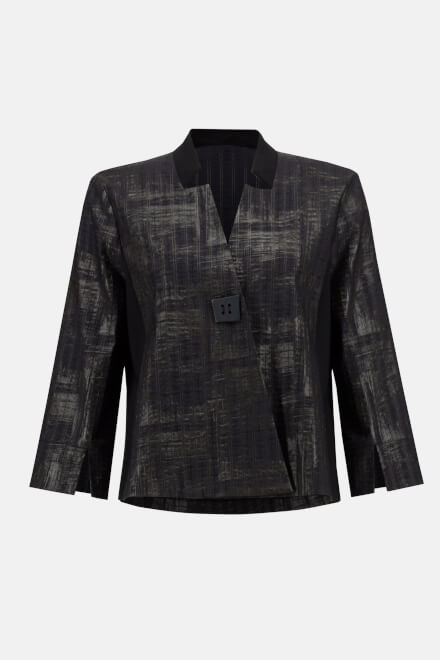 Shimmer Jacket Style 233232. Black/gold. 6