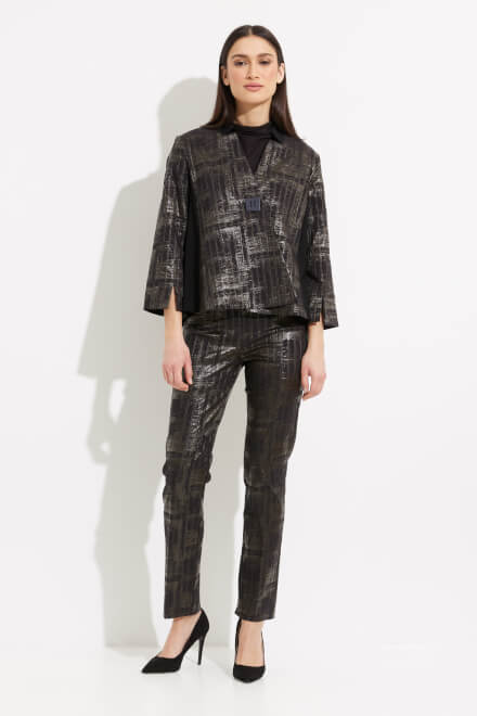 Shimmer Jacket Style 233232. Black/gold. 5