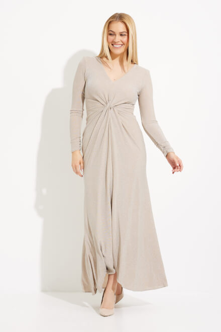Wrap Front Gown Style 233712. Champagne 171. 6