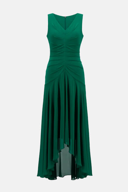 Ruched Bodice Dress Style 233721. True Emerald. 7