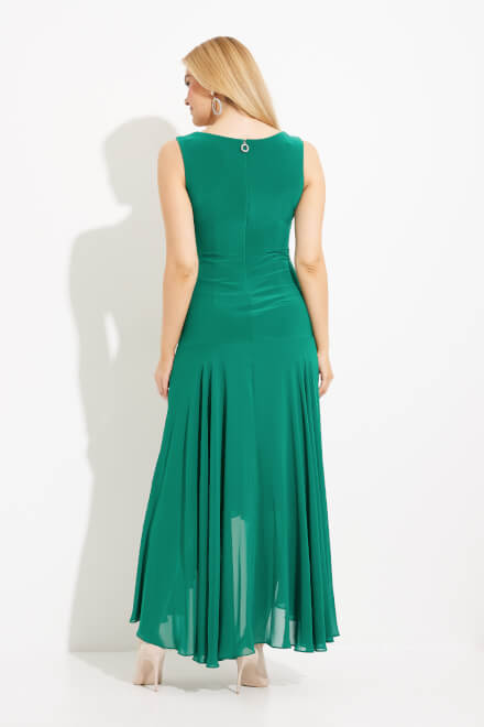 Ruched Bodice Dress Style 233721. True Emerald. 3