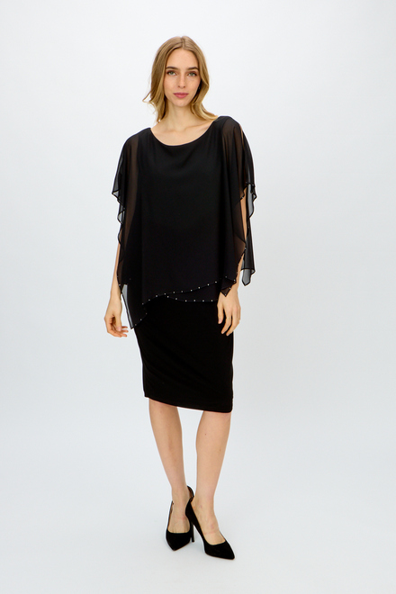 Lace Cardi Dress Style 233757. Black