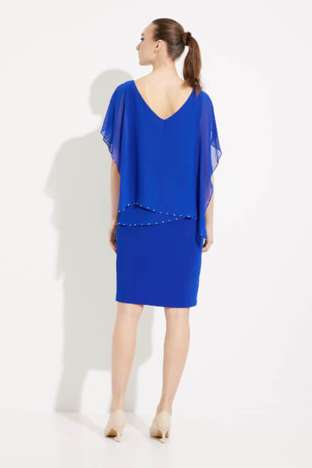 Lace Cardi Dress Style 233757. Royal Sapphire 163. 3