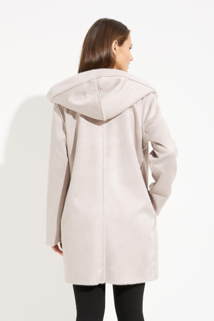 Hooded Rain Coat Style 233922. Mink. 2