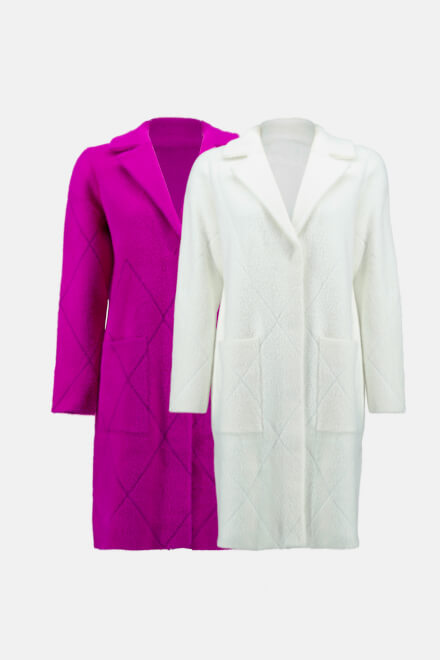 Quilted Detail Coat Style 233951. Vanilla 30. 6
