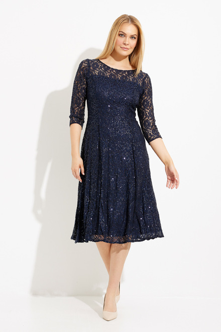 Embellished Lace Dress Style 9119133