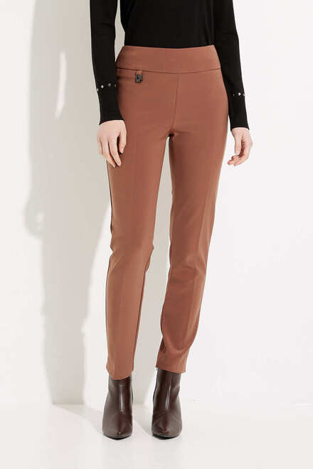 Contour Waistband Pants Style 144092. Toffee