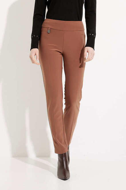 Contour Waistband Pants Style 144092. Toffee. 5
