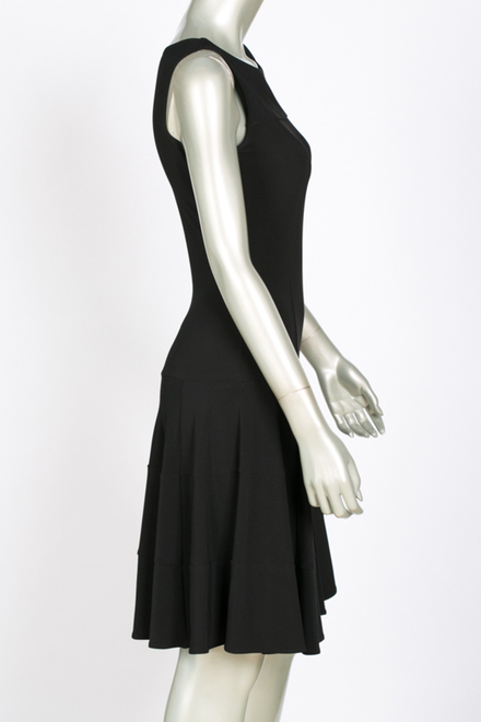 Joseph Ribkoff robe style 143011. Noir/noir. 2