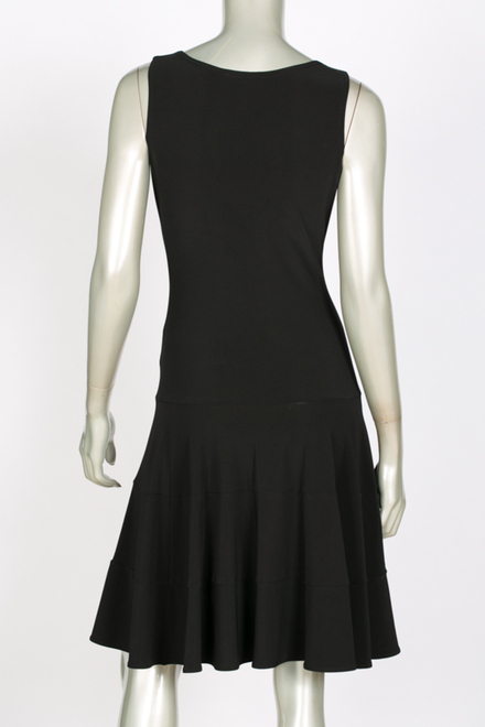 Joseph Ribkoff robe style 143011. Noir/noir. 3
