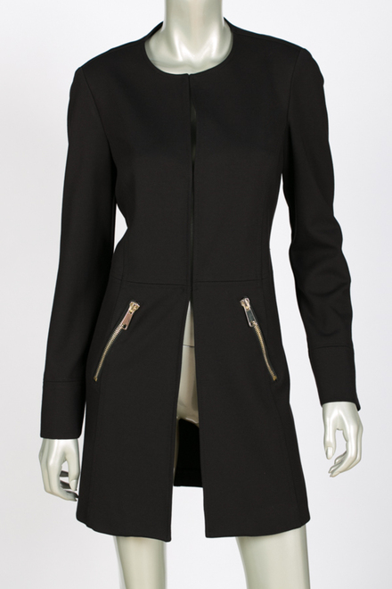 Joseph Ribkoff coat style 143298. Black