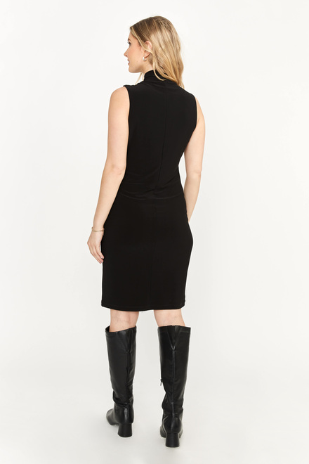 Sleeveless Slim-Fit Dress Style 194028. Black. 2